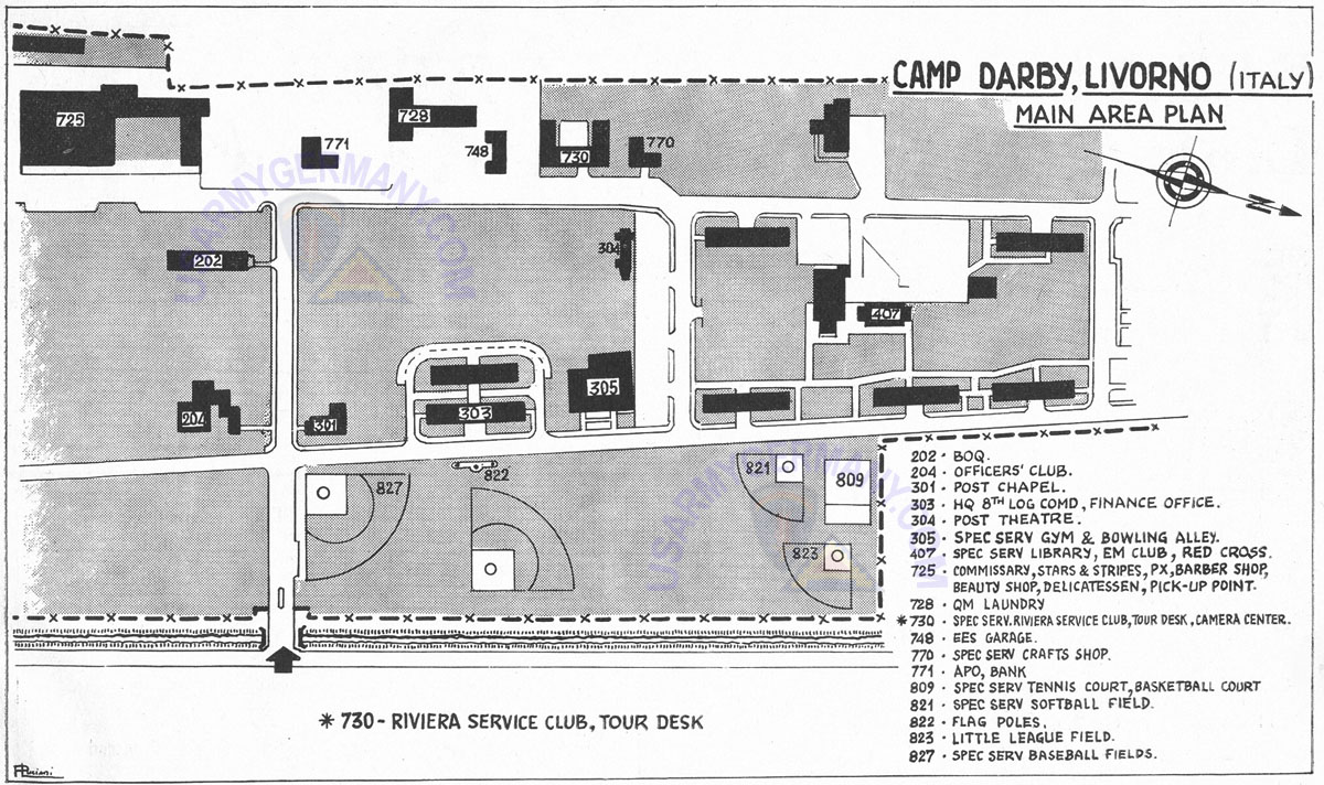 Camp Darby Italy Map Prudy Carlynne